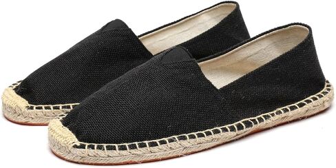 Mintzice Men's Solid Comfortable Slip on Canvas Espadrilles Flat in Kuwait