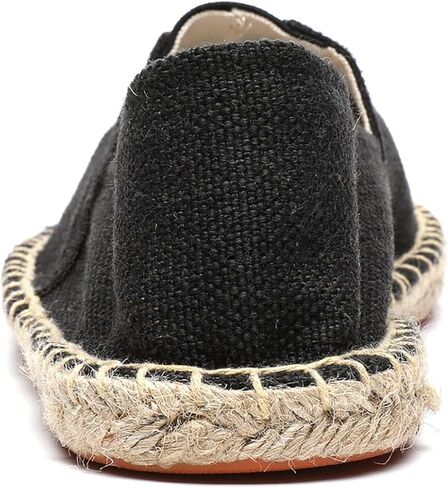 Mintzice Men's Solid Comfortable Slip on Canvas Espadrilles Flat in Kuwait