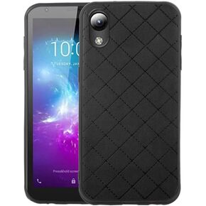 ELISORLI Compatible with ZTE Quest 5 Z3351S case Rugged Thin Slim Cell Accessories Anti-Slip Fit Rubber TPU Mobile Phone Cover for ZTE Blade Vantage 2 Z3153V/A3L/A3 Lite/A3 2019/L8 Women Men Black