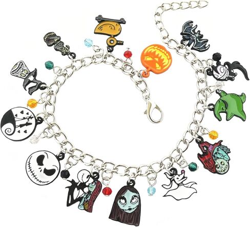 كابوس الهالوين قبل عيد الميلاد سحر سوار الرعب، جاك سالي زيرو ذا دوج أوجي بوجي سوار للفتيات والنساء والرجال in Kuwait