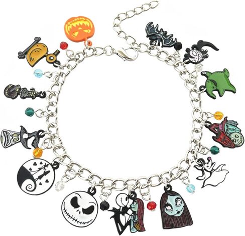 كابوس الهالوين قبل عيد الميلاد سحر سوار الرعب، جاك سالي زيرو ذا دوج أوجي بوجي سوار للفتيات والنساء والرجال in Kuwait