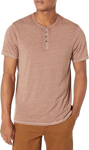 Buffalo David Bitton mens Short Sleeve Kasum Henley Shirt, Antler, XX-Large US in Saudi Arabia
