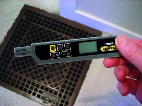 General Tools PTH8708 Digital Temperature and Humidity Pen, Grey|Grey in Saudi Arabia