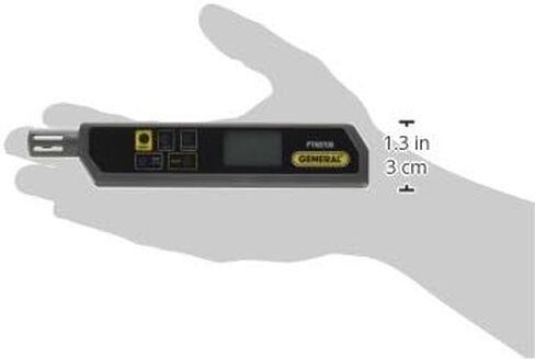 General Tools PTH8708 Digital Temperature and Humidity Pen, Grey|Grey in Saudi Arabia
