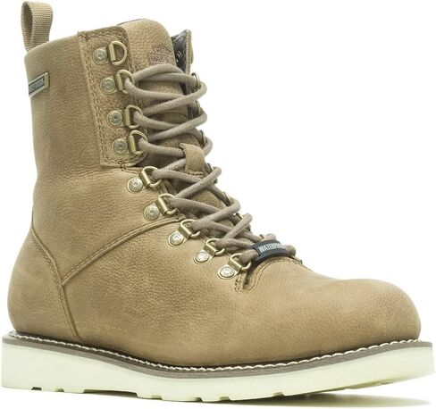 Harley-Davidson Men's Denway 7" WP Black or Beige Motorcycle Boots D96250 in Kuwait