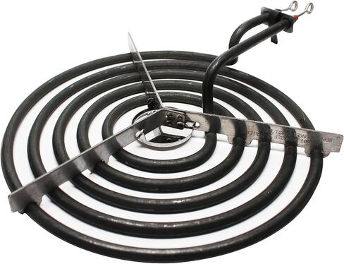 2-Pack Replacement for Whirlpool WFC310S0AW0 8 inch 5 Turns Surface Burner Element - Compatible with Whirlpool 9761345 Heating Element for Range Stove & Cooktop in Saudi Arabia