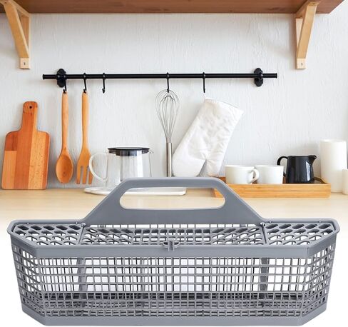 Dishwasher Storage Basket Universal Plastic Dishwasher Cutlery Silverware Basket for GE WD28X10128 Open Grid Design in Kuwait