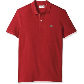 قميص بولو رجالي من Lacoste Legacy Classic Pique بمقاس نحيف وأكمام قصيرة in Kuwait