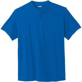 KingSize Men's Big & Tall Shrink-Less™ Lightweight Henley T-Shirt Henley Shirt