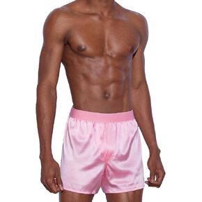 CHUOCHU Men's Silk Boxer Shorts - Pure Mulberry Silk Underwear, Luxury Sleepwear, Pajamas Lounge Shorts - Improved Waistband in Saudi Arabia