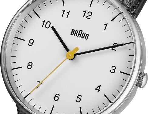 Braun Mens Analogue Classic Quartz Watch with Leather Strap BN0021BKG in Saudi Arabia
