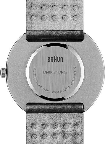 Braun Mens Analogue Classic Quartz Watch with Leather Strap BN0021BKG in Saudi Arabia