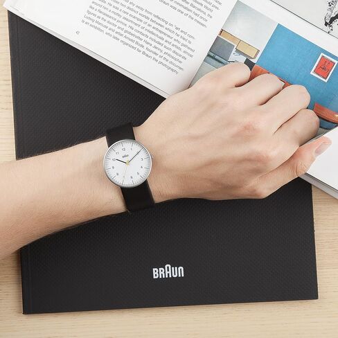 Braun Mens Analogue Classic Quartz Watch with Leather Strap BN0021BKG in Saudi Arabia