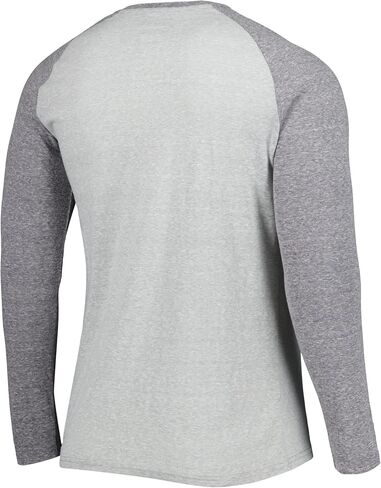 Concepts Sport Men's NFL Ledger Raglan Long Sleeve Henley T-Shirt in Saudi Arabia