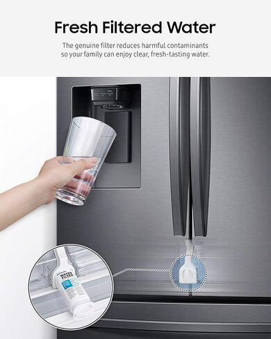 SAMSUNG Genuine DA97-17376B Refrigerator Water Filter, 1-Pack & Samsung Electronics HAFCIN Samsung HAF-CIN/EXP Refrigerator Water Filter 1 Pack, Multicolor in Saudi Arabia
