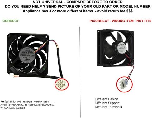 GLOB PRO SOLUTIONS WR60X10339 3033263 CKD5472 Condenser Fan Motor in Saudi Arabia