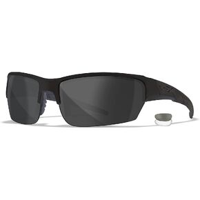 Wiley X WX Valor Tactical Sunglasses, Safety Glasses for Men and Women, Shatterproof UV Eye Protection for Combat, Shooting, Fishing and Extreme Sports, Black Frame, Changeable Lenses, Ballistic Rated in Saudi Arabia