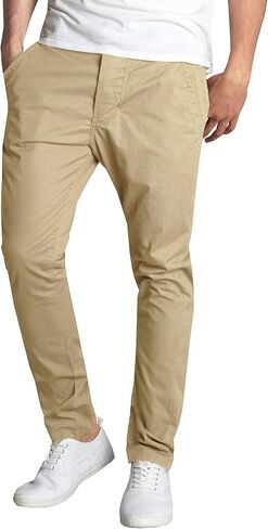 Men's Stretch Fit Cotton Twill Pants. Multiple Colors in Saudi Arabia