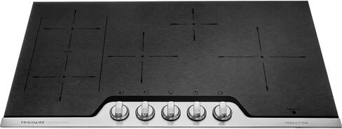 Frigidaire Professional 36 Inch Electric 5-Burner Induction Stainless Steel-Heats Fast and Even, FPIC3677RF Cooktop in Saudi Arabia