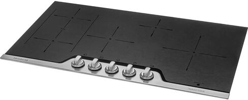 Frigidaire Professional 36 Inch Electric 5-Burner Induction Stainless Steel-Heats Fast and Even, FPIC3677RF Cooktop in Saudi Arabia
