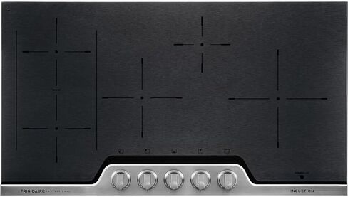 Frigidaire Professional 36 Inch Electric 5-Burner Induction Stainless Steel-Heats Fast and Even, FPIC3677RF Cooktop in Saudi Arabia