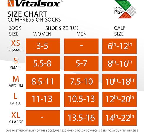 Vitalsox Unisex Patented Graduated Compression Socks, Stardust Multi, Large, Blue in Kuwait