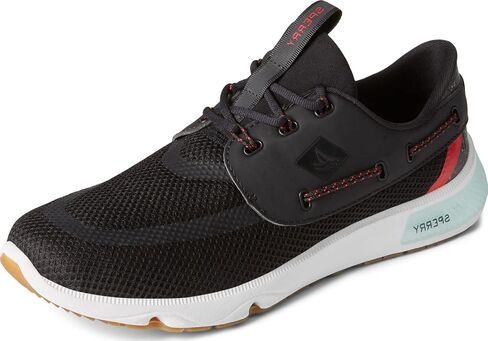 Sperry Men's, 7 Seas 3 Eye Sneaker Black/RED 9 M in Saudi Arabia