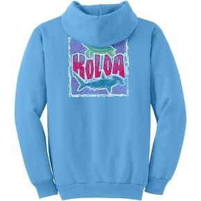Koloa Surf Mens Shark and Turtle Logo Pullover Hoodie in Small-5X-Large in Kuwait