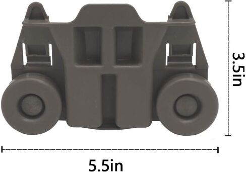 W10195416 PS11722152 Dishwasher Wheels Lower Rack Replacement Parts by AMI, Dishwasher Wheels Lower Rack for Kitchenaid Whirlpool Maytag Kenmore Dishwasher, Replaces AP5983730 W10195416V(4 Pcs) in Kuwait