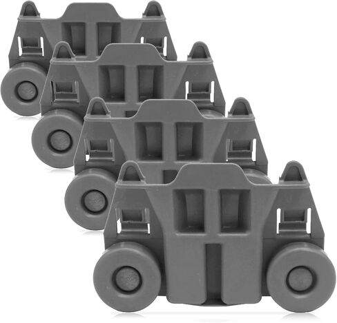 W10195416 PS11722152 Dishwasher Wheels Lower Rack Replacement Parts by AMI, Dishwasher Wheels Lower Rack for Kitchenaid Whirlpool Maytag Kenmore Dishwasher, Replaces AP5983730 W10195416V(4 Pcs) in Kuwait