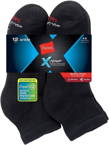 Ankle Socks (AC1612) Black, 6-12 (Pack of 3) in Saudi Arabia