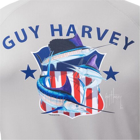 Guy Harvey Men's Raglan Sleeve Sun Protection Top in Kuwait