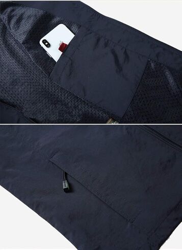 Gihuo Men's Lightweight Quick Dry Outdoor Multi Pockets Fishing Vest in Kuwait