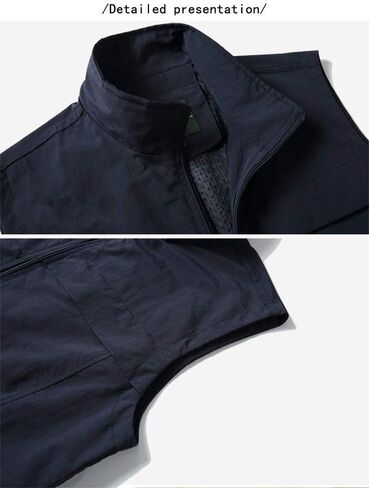 Gihuo Men's Lightweight Quick Dry Outdoor Multi Pockets Fishing Vest in Kuwait