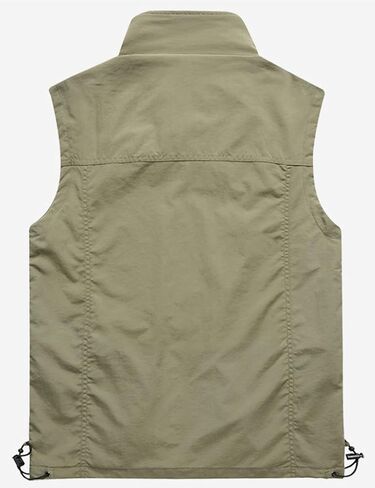 Gihuo Men's Lightweight Quick Dry Outdoor Multi Pockets Fishing Vest in Kuwait