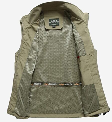 Gihuo Men's Lightweight Quick Dry Outdoor Multi Pockets Fishing Vest in Kuwait