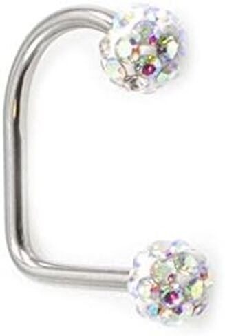 BodyJewelryOnline Lippy Loop Surgical Steel Lip Ring with Ferido Ball 16G in Saudi Arabia