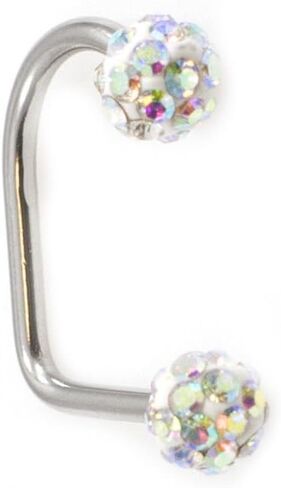 BodyJewelryOnline Lippy Loop Surgical Steel Lip Ring with Ferido Ball 16G in Saudi Arabia