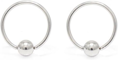 BodyJewelryOnline Captive Bead Ring 6pc 18G Anodized Titanium Nose Lip Ear Cartilage Septum CBR in Saudi Arabia