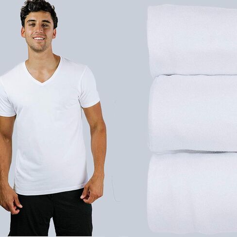 Pair of Thieves 3-Pack Slim Fit Crew Neck T-Shirts for Men - Super Soft Tagless T-Shirts for Men, Multipack Tee Undershirts in Kuwait