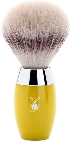 MÜHLE KOSMO Olive Wood Silvertip Fiber Shaving Brush - Synthetic Luxury Shave Brush for Men, Rich Lather in Kuwait
