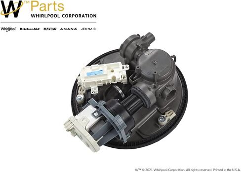 Whirlpool WPW10605057 Dishwasher Pump and Motor Assembly in Saudi Arabia