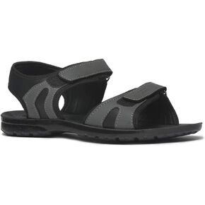 باراجون صندل مريح للمشي لمسافات طويلة للرجال بلون رمادي واسود in Kuwait