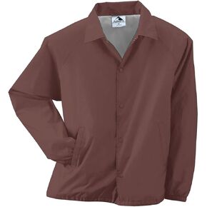 Style 3100 Nylon Coach's Jacket (Lined) - Adult (3X-Large, Brown) in Kuwait
