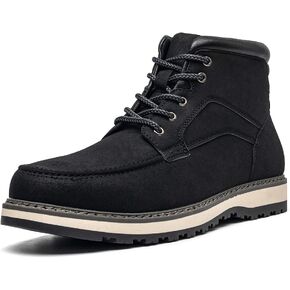 أحذية أوكسفورد للرجال من AMAPO، حذاء كاجوال متوسط ​​الجودة للدراجات النارية للرجال، حذاء رجالي بطول الكاحل برباط علوي وسحاب جانبي in Kuwait