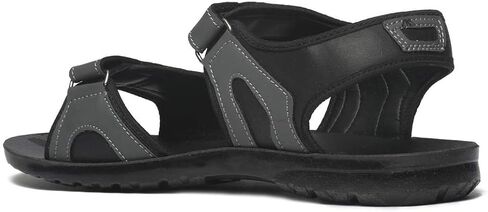 باراجون صندل مريح للمشي لمسافات طويلة للرجال بلون رمادي واسود in Kuwait