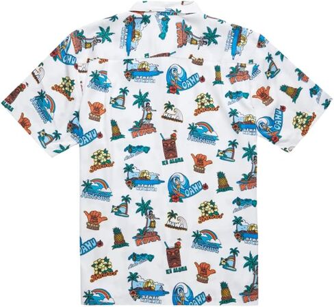 Quiksilver Men's Palm Bands Button Down Shirt in Kuwait