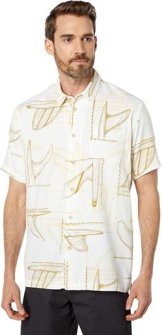 Quiksilver Men's Palm Bands Button Down Shirt in Kuwait