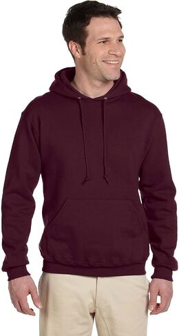 Jerzees Men's Super Sweats Fleece Hooded Pullover Sweatshirt in Saudi Arabia