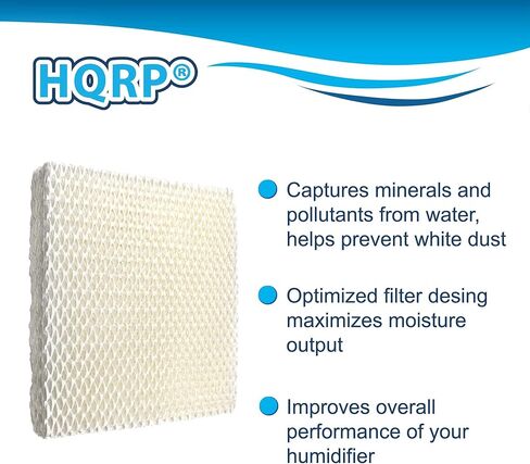 HQRP 4-Pack Wick Filter for Vornado MD1-0034 Replacement fits EV100, EV200, EVDC300, EVDC500, Evap2, Evap40 Evaporative Humidifiers in Saudi Arabia